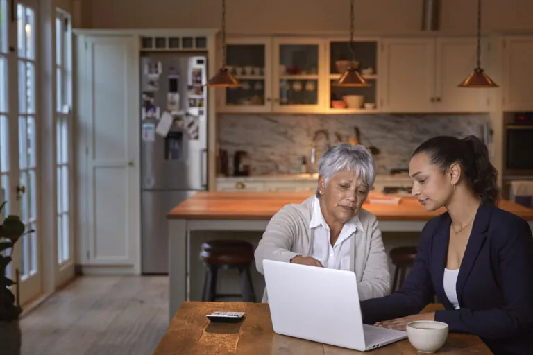 women discussing about borrowing money